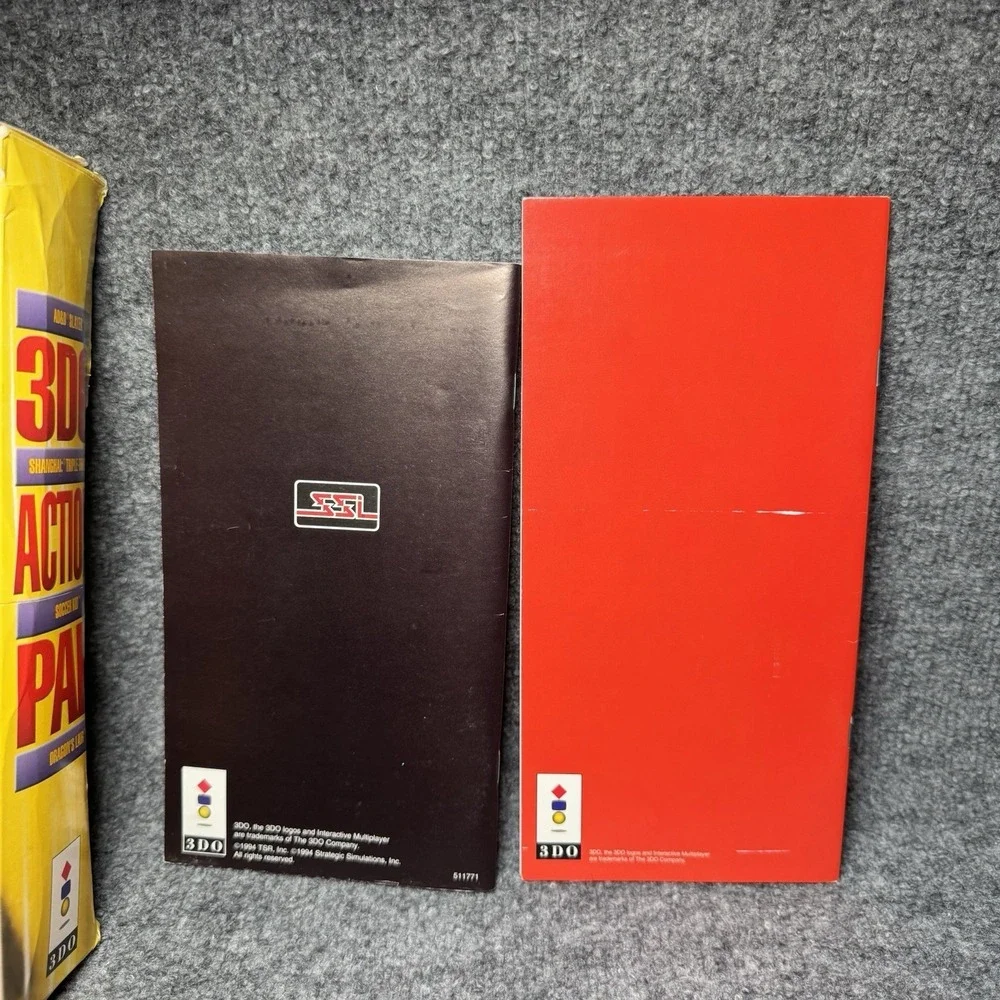 Panasonic 3DO Action Pak‎ Dragon's Lair, AD&D Slayer, GEXW/ Manuals * Nice Shape